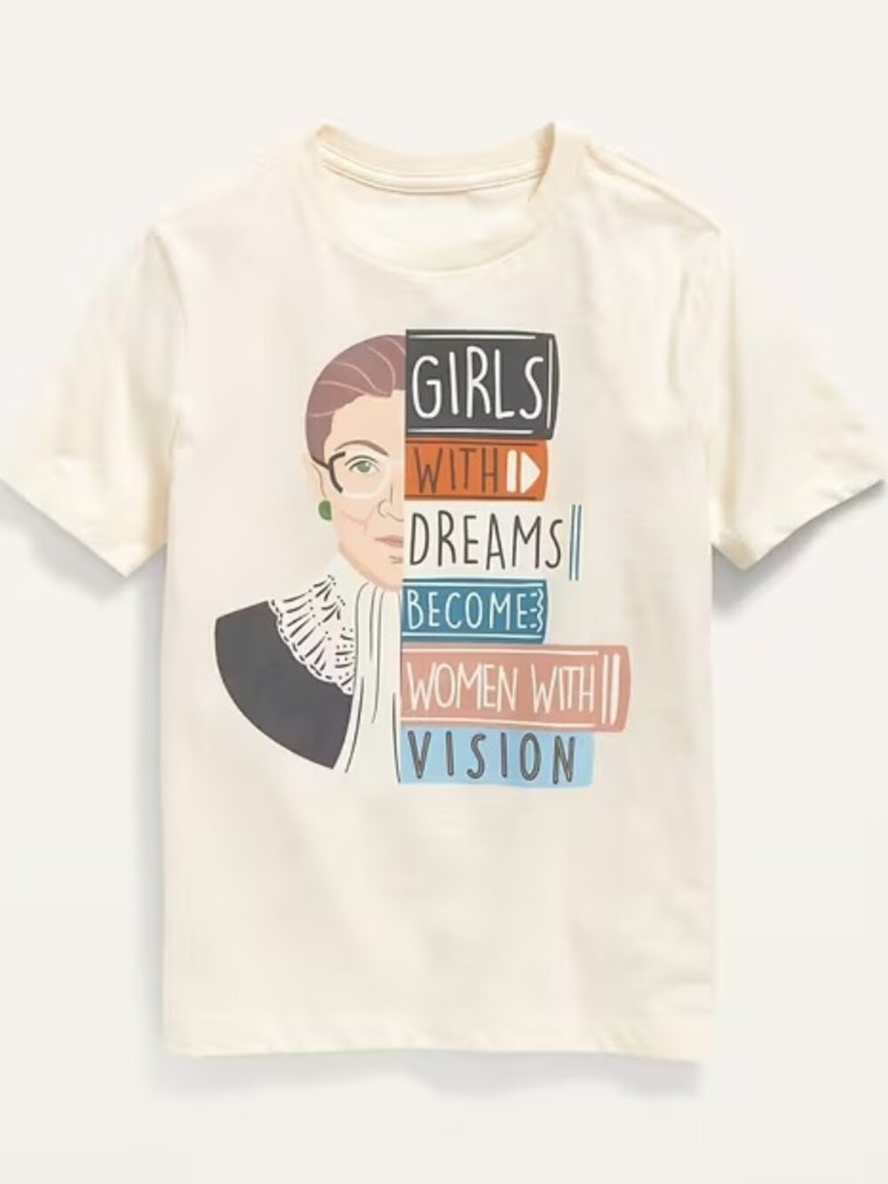 RBG Ruth Bader Ginsburg Girls Graphic Tee Size 10 | Feminist | Graduation